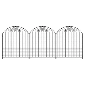 1Metal Garden Fence