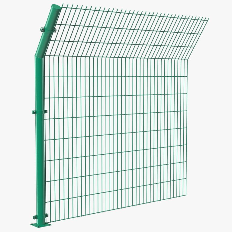 Mesh Fence Green royalty-free 3d model - Preview no