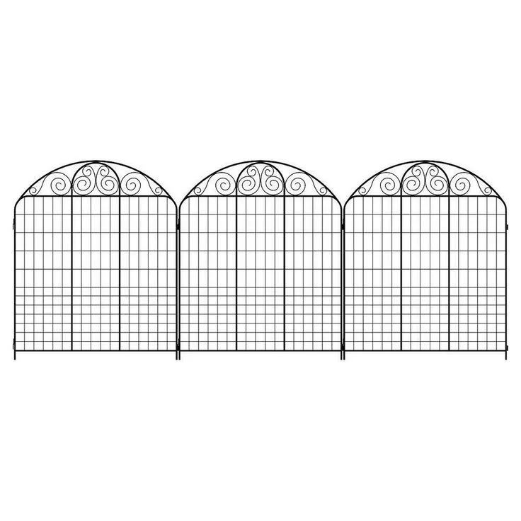 1Metal Garden Fence