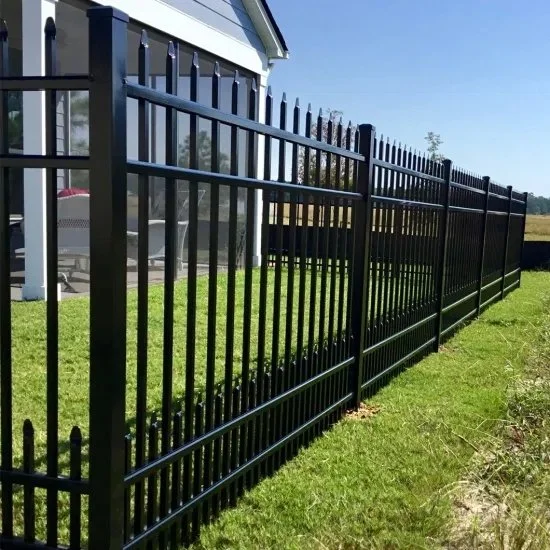 Steel fence