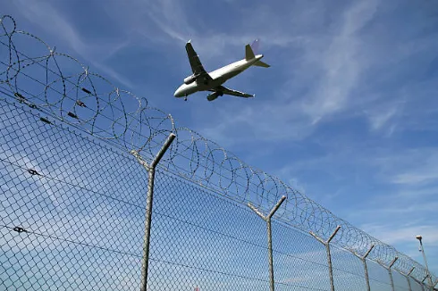 Airport chain link fence the aviation guardian of safety and beauty
